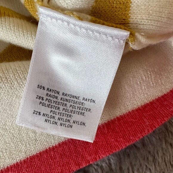 Moth by Anthropologie Boxy Sweater Women's size SMALL Striped - Picture 6 of 6